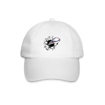 Rugby France Rugby Maillot Pour les Français France - Casquette classique - blanc/blanc - Devant