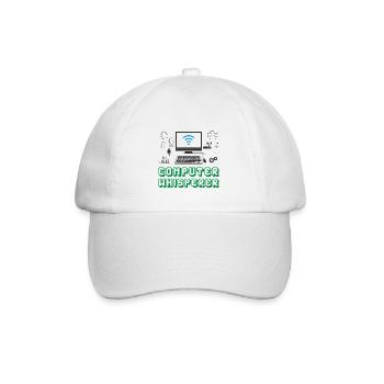 Ordinateur chuchoteur - IT Support PC - Casquette classique - blanc/blanc - Devant