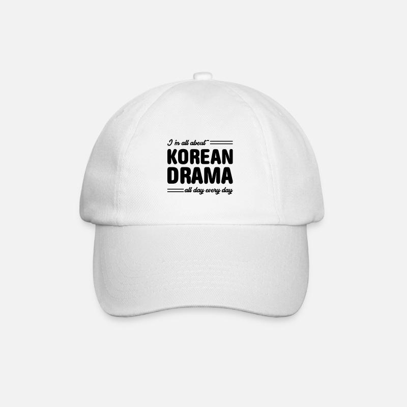 K-Drama Kdrama Drame coréen Corée Hallyu K-Drama - Casquette classique - blanc/blanc