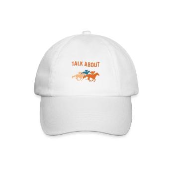 Parlez du poison du cavalier - Casquette classique - blanc/blanc - Devant