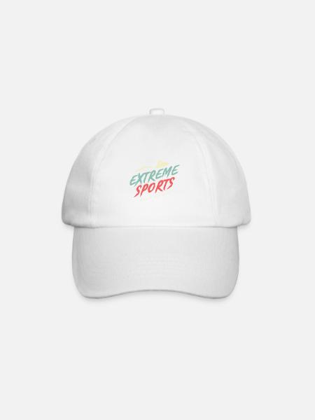 Sports extrêmes Adrénaline Addictive Cadeau - Casquette classique - blanc/blanc