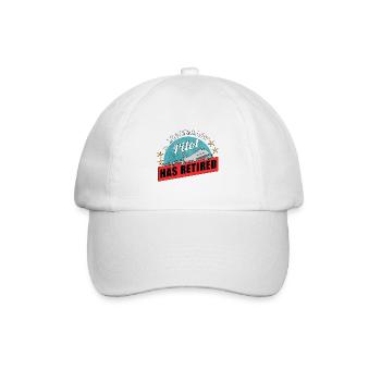 Pilote d’avion Fly Pension Stopped I Gift - Casquette classique - blanc/blanc - Devant