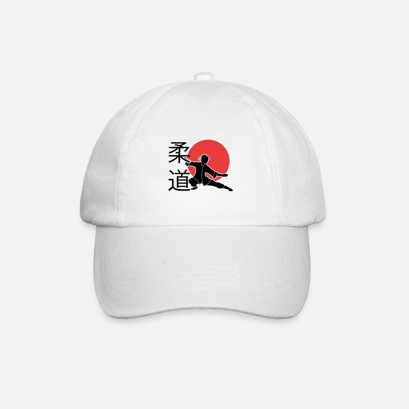 Judo. Judo-Geschenkidee. Kampfsport-Geschenk. - Baseballkappe - Weiß/Weiß