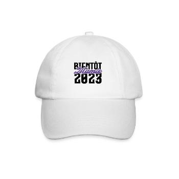 Cadeau Annonce grossesse bientôt Mamie 2023. - Casquette classique - blanc/blanc - Devant