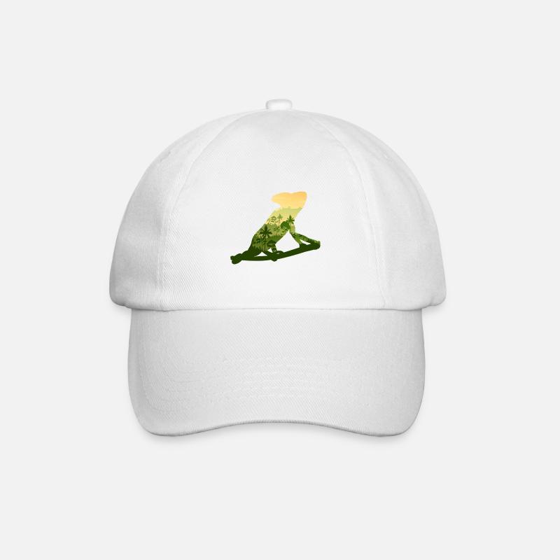 Chamäleon - Baseballkappe - Weiß/Weiß