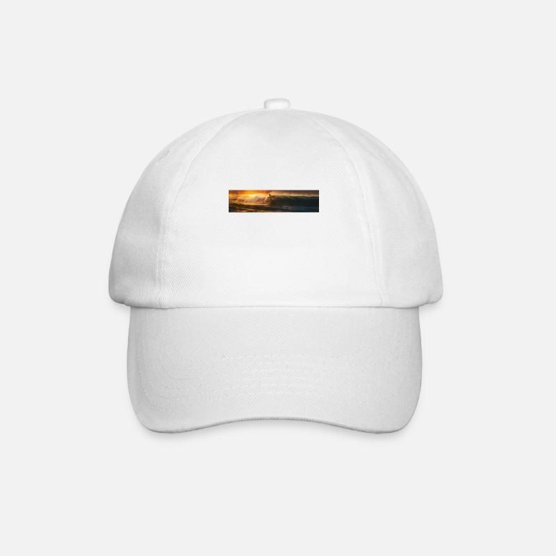 Surfeurs de vagues - Casquette classique - blanc/blanc
