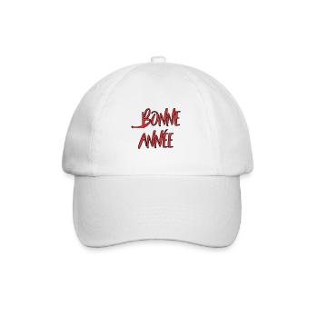NOËL. ANNEE. ANNIVERSAIRE. RETRAITE. FÊTE. COEUR. - Casquette classique - blanc/blanc - Devant