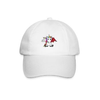 Unicorn Heavenly Depraved Bad Satanic - Baseball Cap - white/white - Front