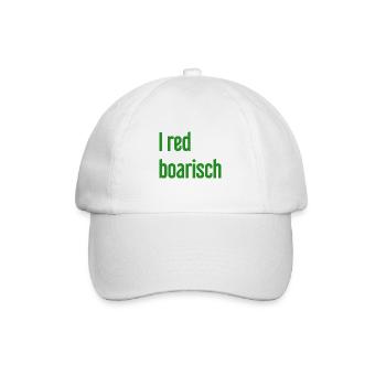 I red boarisch - Baseball Cap - white/white - Front