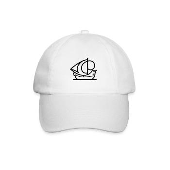 Bateau pirate - Casquette classique - blanc/blanc - Devant