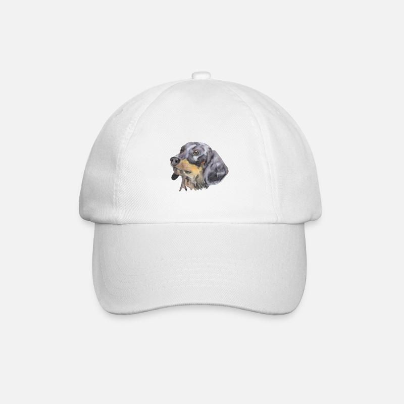 Teckel - Casquette classique - blanc/blanc