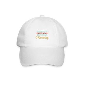 Introverted Introvert Gift - Baseball Cap - white/white - Front