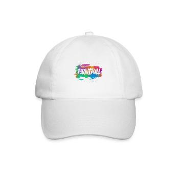 Paintball - Casquette classique - blanc/blanc - Devant
