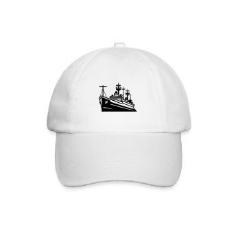 Bateau de combat - Casquette classique - blanc/blanc - Devant