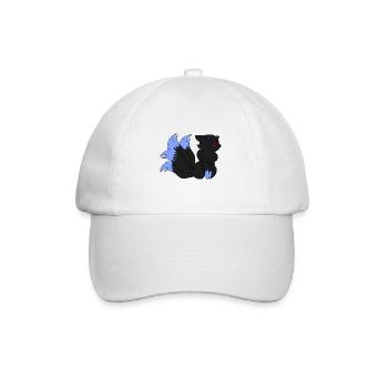 Dark Kitsune / Geschenkidee - Baseballkappe - Weiß/Weiß - Vorne