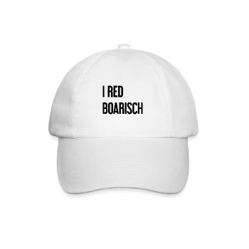 I red boarisch - Baseball Cap - white/white - Front