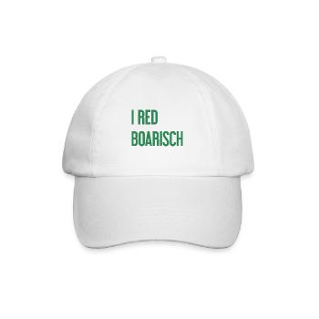 I red boarisch - Baseball Cap - white/white - Front