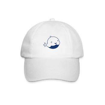 Baby Whale - Baseball Cap - white/white - Front