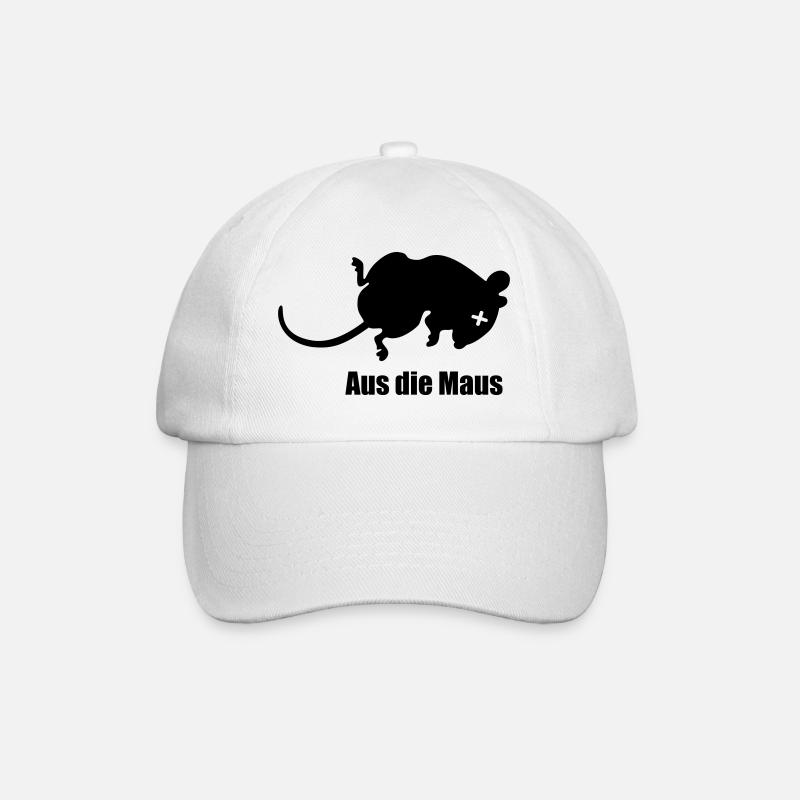 Aus die Maus - Baseballkappe - Weiß/Weiß