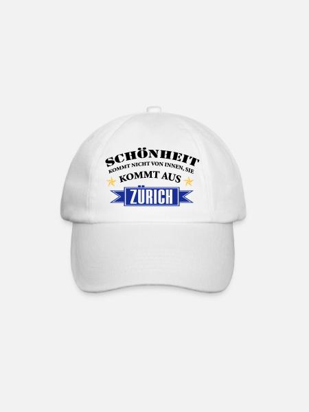 Beauty from Zurich - Baseball Cap - white/white