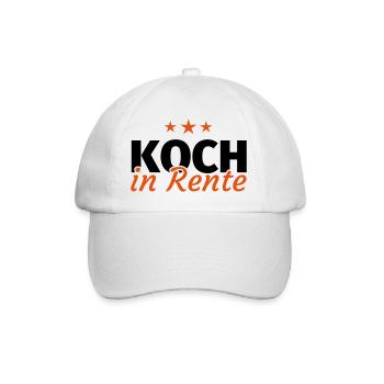 Koch Rente - Baseballkappe - Weiß/Weiß - Vorne