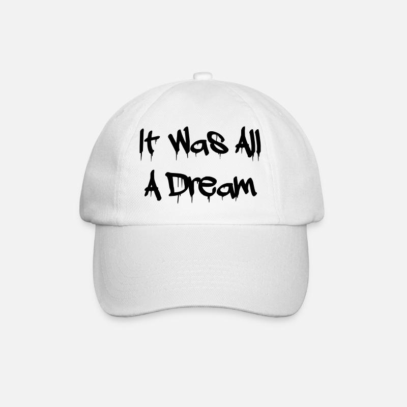 it was all a dream-juicy lyrics - Baseball Cap - white/white