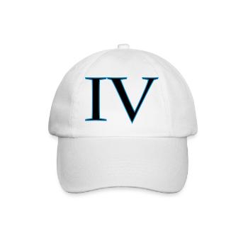 roman4 - Baseballkappe - Weiß/Weiß - Vorne