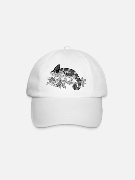 Chameleon - Baseball Cap - white/white