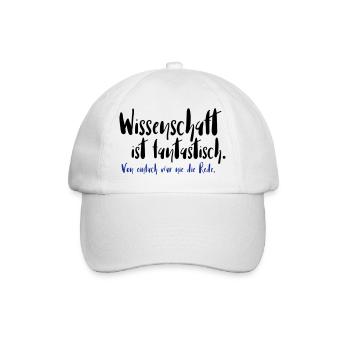 Wissenschaft ist fantastisch - Baseballkappe - Weiß/Weiß - Vorne