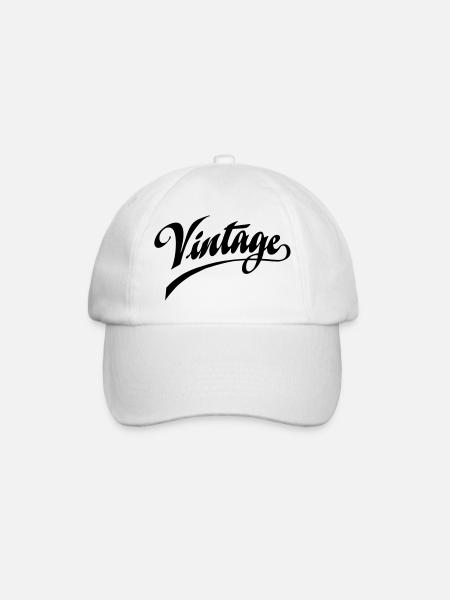 Vintage - Casquette classique - blanc/blanc
