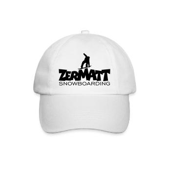 Zermatt Snowboarding - Casquette classique - blanc/blanc - Devant