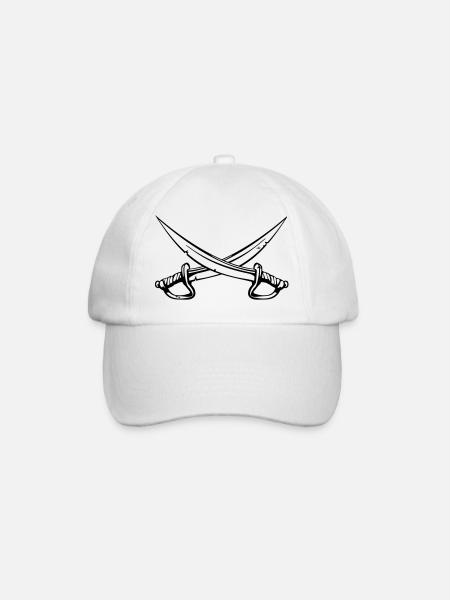 Säbel - Baseballkappe - Weiß/Weiß