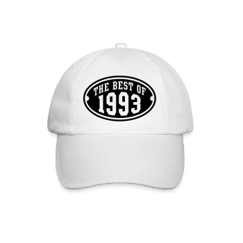 LE MEILLEUR DE 1993 - conception Anniversaire - Casquette classique - blanc/blanc - Devant