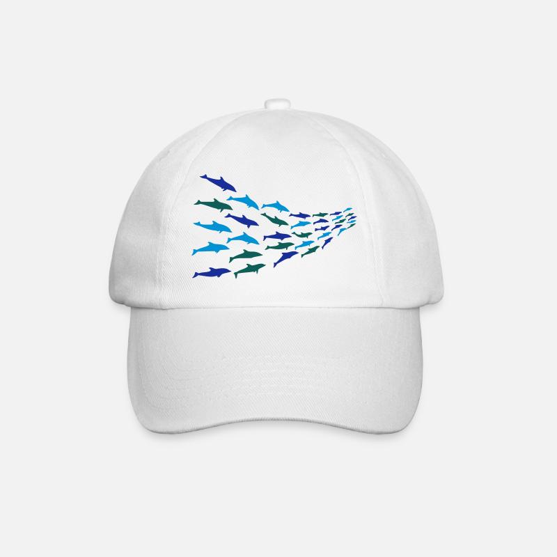 dauphins - Casquette classique - blanc/blanc