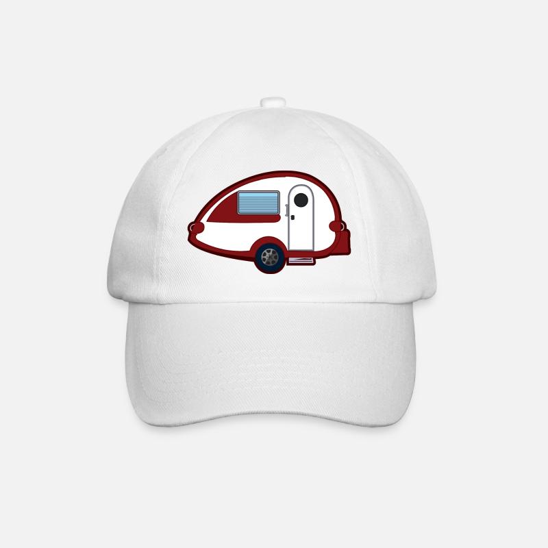 Avec la caravane les vacances de rêve - Casquette classique - blanc/blanc