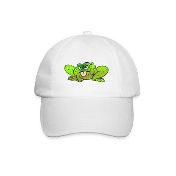 Crapaud tire la langue - Casquette classique - blanc/blanc - Devant