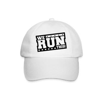 we_run_this_ft1 - Baseballkappe - Weiß/Weiß - Vorne