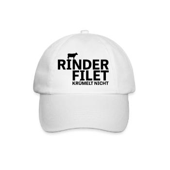 Le filet de boeuf ne s'effrite pas - Casquette classique - blanc/blanc - Devant