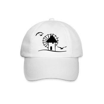 Moulin à vent grec / moulin à vent grec (1c) - Casquette classique - blanc/blanc - Devant