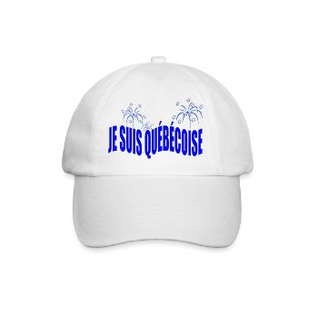 ICH BIN QUEBEC - Baseballkappe - Weiß/Weiß - Vorne