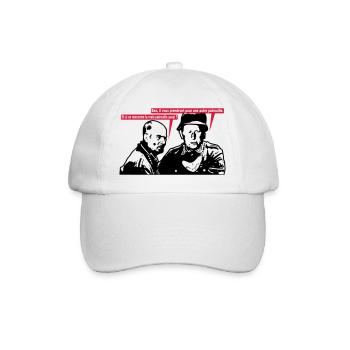et si on rencontre la vraie patrouille aussi - Casquette classique - blanc/blanc - Devant