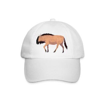Gnou / Wildebeest 01 - Casquette classique - blanc/blanc - Devant