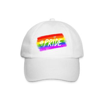 #Pride - Baseballkappe - Weiß/Weiß - Vorne