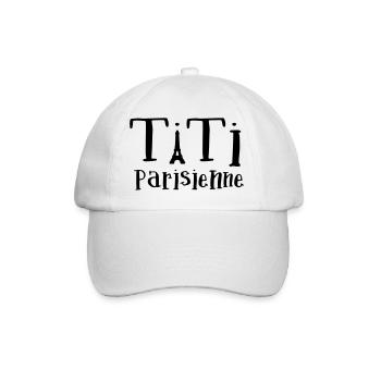 Titi parisienne - Casquette classique - blanc/blanc - Devant