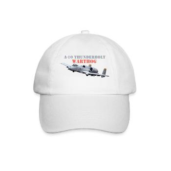 A-10 Thundertbolt - Baseball Cap - white/white - Front