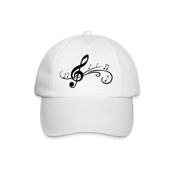 noten_spiel_01 - Casquette classique - blanc/blanc - Devant