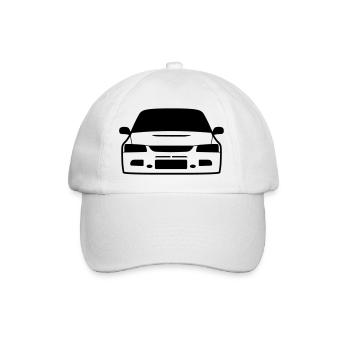 JDM Evo9 | T-shirts JDM - Baseballkappe - Weiß/Weiß - Vorne