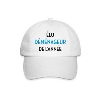 Déménageur / Déménagement / Déménager / Camion - Casquette classique - blanc/blanc - Devant