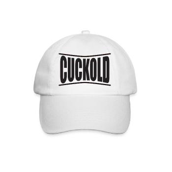 cocu t-shirt design conception de texte - Casquette classique - blanc/blanc - Devant