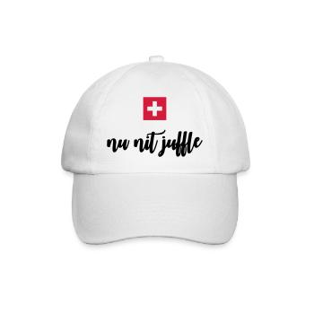 Nu Nit Juffle (CH, Schweiz) - Baseballkappe - Weiß/Weiß - Vorne